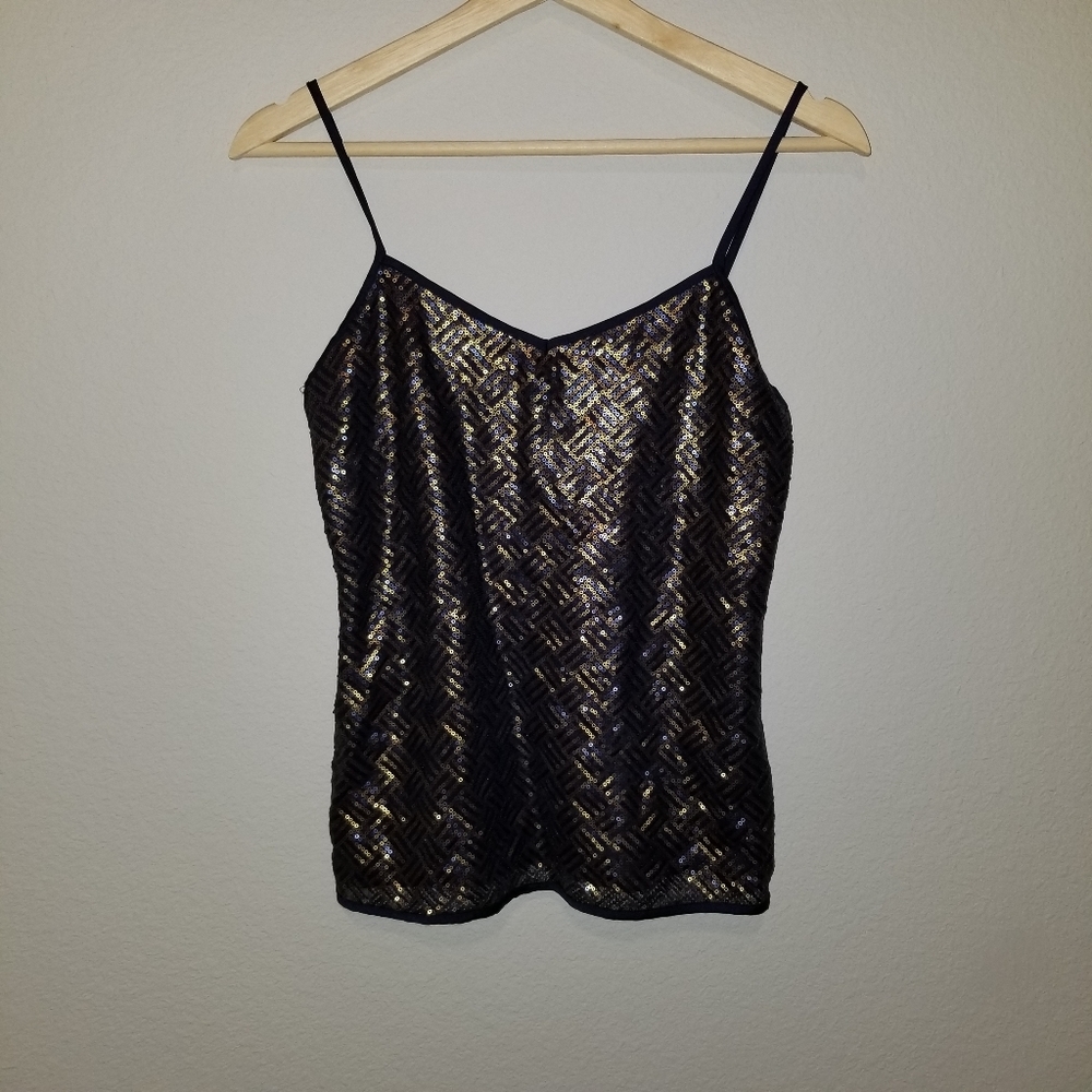 Banana Republic Sequin tank top ~XS